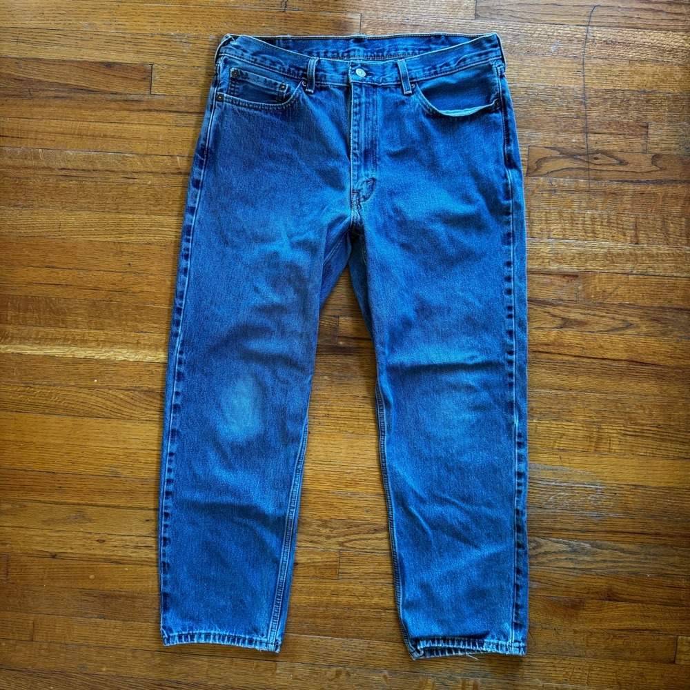 Vintage Levis 550 Relaxed Fit Tapered Leg Blue‎ Jeans Mens 38x32 Made in USA 90s